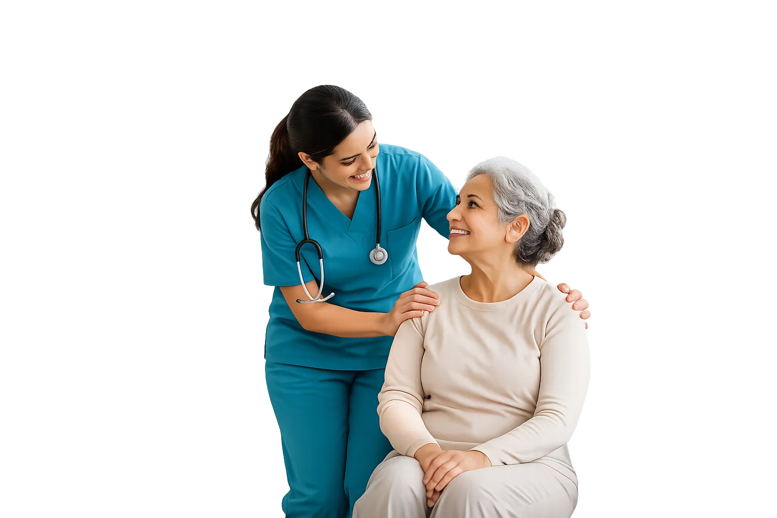 Largest home healthcare services in India providing nursing care, caregiver, ICU at home and elder care services